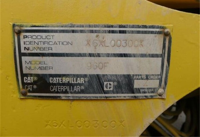 Caterpillar 960F - Ελαστιχοφόρος φορτωτής: φωτογραφία 1 Caterpillar 960F - Ελαστιχοφόρος φορτωτής: φωτογραφία 1