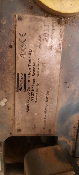 Atlas-Copco Rüttelplatte LJ500 - Δονητική πλάκα: φωτογραφία 2 Atlas-Copco Rüttelplatte LJ500 - Δονητική πλάκα: φωτογραφία 2