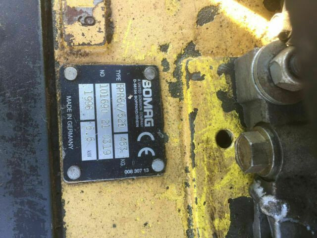 Bomag BPR 60/52D Rüttelplatte - Δονητική πλάκα: φωτογραφία 2 Bomag BPR 60/52D Rüttelplatte - Δονητική πλάκα: φωτογραφία 2