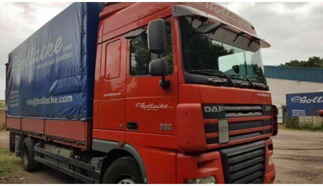 DAF 105-410 XF Plane Spriegel German Truck - Φορτηγό μουσαμάς: φωτογραφία 2 DAF 105-410 XF Plane Spriegel German Truck - Φορτηγό μουσαμάς: φωτογραφία 2