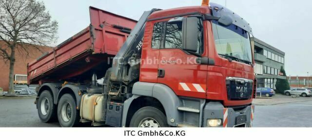 MAN 26.440TGS Kipper+Kran Meiller/Stahl - Φορτηγό ανατρεπόμενο, Φορτηγό με γερανό: φωτογραφία 3 MAN 26.440TGS Kipper+Kran Meiller/Stahl - Φορτηγό ανατρεπόμενο, Φορτηγό με γερανό: φωτογραφία 3