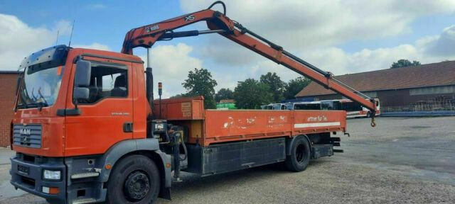 MAN TG-M18.280PS Hiab 111B-2 mit Funk - Φορτηγό με ανοιχτή καρότσα, Φορτηγό με γερανό: φωτογραφία 3 MAN TG-M18.280PS Hiab 111B-2 mit Funk - Φορτηγό με ανοιχτή καρότσα, Φορτηγό με γερανό: φωτογραφία 3