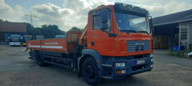 MAN TG-M18.280PS Hiab 111B-2 mit Funk - Φορτηγό με ανοιχτή καρότσα, Φορτηγό με γερανό: φωτογραφία 2 MAN TG-M18.280PS Hiab 111B-2 mit Funk - Φορτηγό με ανοιχτή καρότσα, Φορτηγό με γερανό: φωτογραφία 2