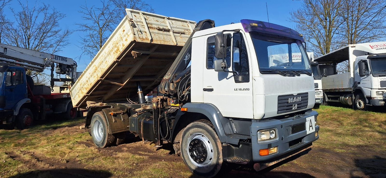 MAN TGM 18.220 4x2 3.S-Kipper mit Kran - Φορτηγό ανατρεπόμενο, Φορτηγό με γερανό: φωτογραφία 4 MAN TGM 18.220 4x2 3.S-Kipper mit Kran - Φορτηγό ανατρεπόμενο, Φορτηγό με γερανό: φωτογραφία 4