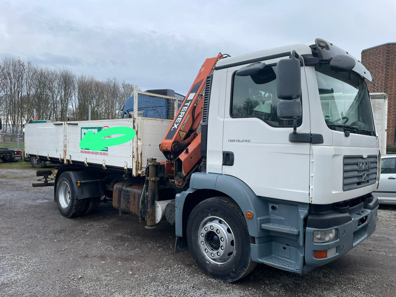 MAN TGM 18.240PS 4x2 3.S-Kipper mit Kran - Φορτηγό ανατρεπόμενο, Φορτηγό με γερανό: φωτογραφία 4 MAN TGM 18.240PS 4x2 3.S-Kipper mit Kran - Φορτηγό ανατρεπόμενο, Φορτηγό με γερανό: φωτογραφία 4