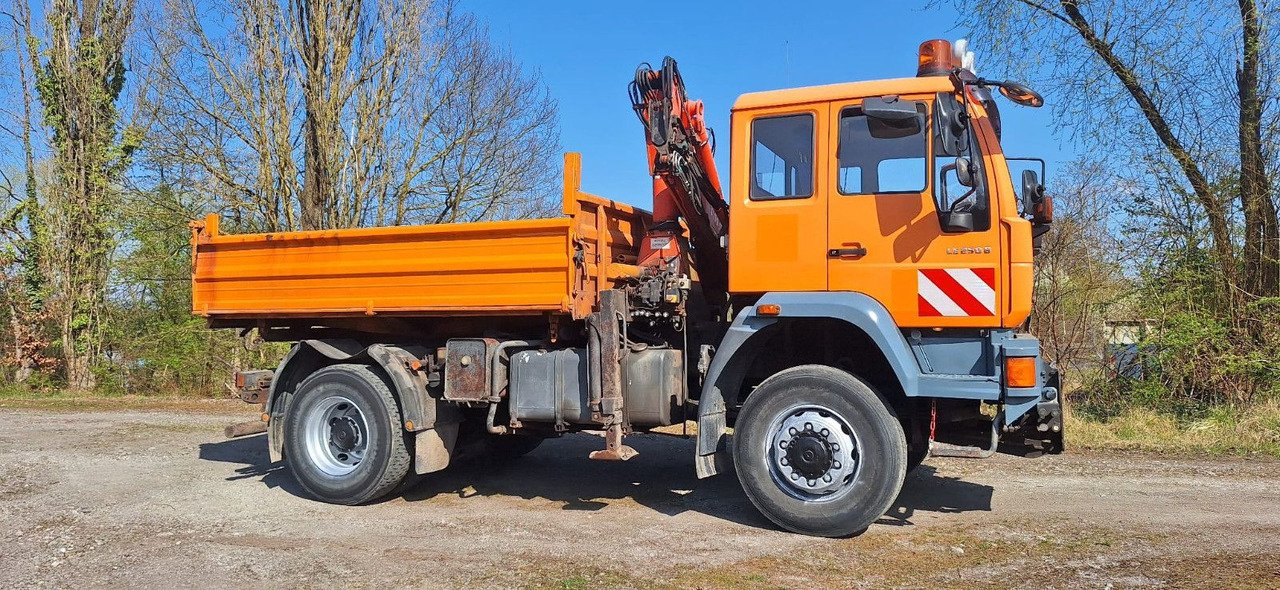 MAN TGM 18.240PS 4x4 3.S-Kipper mit Kran - Φορτηγό ανατρεπόμενο, Φορτηγό με γερανό: φωτογραφία 5 MAN TGM 18.240PS 4x4 3.S-Kipper mit Kran - Φορτηγό ανατρεπόμενο, Φορτηγό με γερανό: φωτογραφία 5
