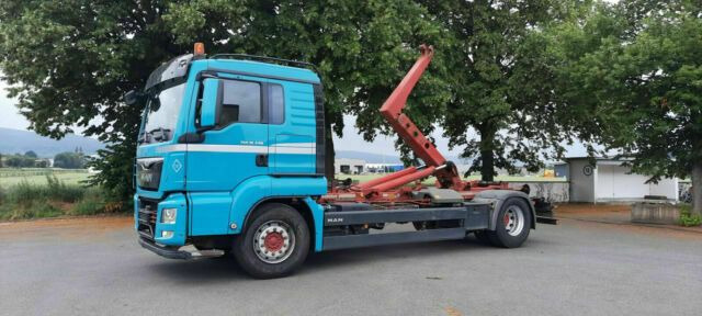 MAN TGS 18.440 Abroller mit Funk +Kran vor. - Φορτηγό φόρτωσης γάντζου, Φορτηγό με γερανό: φωτογραφία 5 MAN TGS 18.440 Abroller mit Funk +Kran vor. - Φορτηγό φόρτωσης γάντζου, Φορτηγό με γερανό: φωτογραφία 5