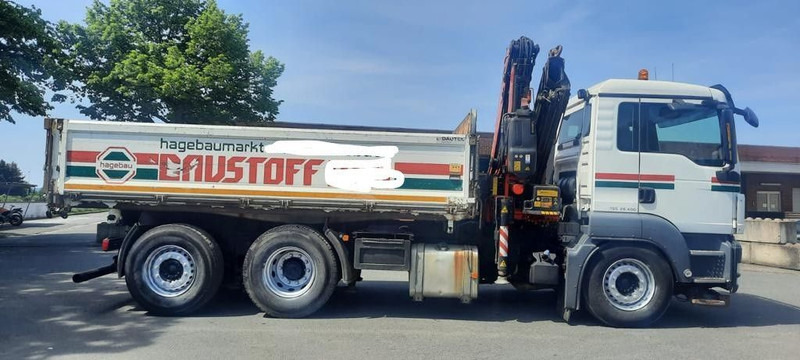 MAN TGS 26.400 Kipper Mit Kran/Funk - Φορτηγό με ανοιχτή καρότσα, Φορτηγό με γερανό: φωτογραφία 4 MAN TGS 26.400 Kipper Mit Kran/Funk - Φορτηγό με ανοιχτή καρότσα, Φορτηγό με γερανό: φωτογραφία 4