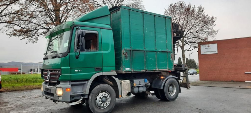 Mercedes-Benz 1841K 4x2 Actros Kipper mit Kran+Greifer - Φορτηγό ανατρεπόμενο, Φορτηγό με γερανό: φωτογραφία 1 Mercedes-Benz 1841K 4x2 Actros Kipper mit Kran+Greifer - Φορτηγό ανατρεπόμενο, Φορτηγό με γερανό: φωτογραφία 1