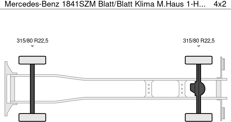Mercedes-Benz 1841SZM Blatt/Blatt Klima M.Haus 1-Hand - Φορτηγό ανατρεπόμενο: φωτογραφία 4 Mercedes-Benz 1841SZM Blatt/Blatt Klima M.Haus 1-Hand - Φορτηγό ανατρεπόμενο: φωτογραφία 4