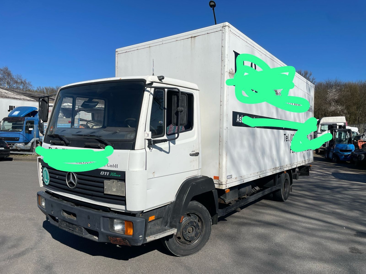 Mercedes-Benz 811 Koffer Blatt/Blatt Gefedert - Επαγγελματικό αυτοκίνητο κόφα: φωτογραφία 1 Mercedes-Benz 811 Koffer Blatt/Blatt Gefedert - Επαγγελματικό αυτοκίνητο κόφα: φωτογραφία 1