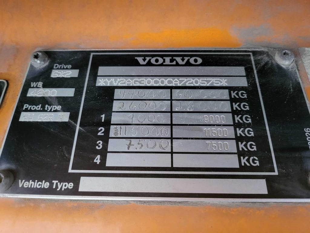 Όχημα εκκένωσης βόθρων Volvo FH500 6X2 ADR KORP&SON: φωτογραφία 29