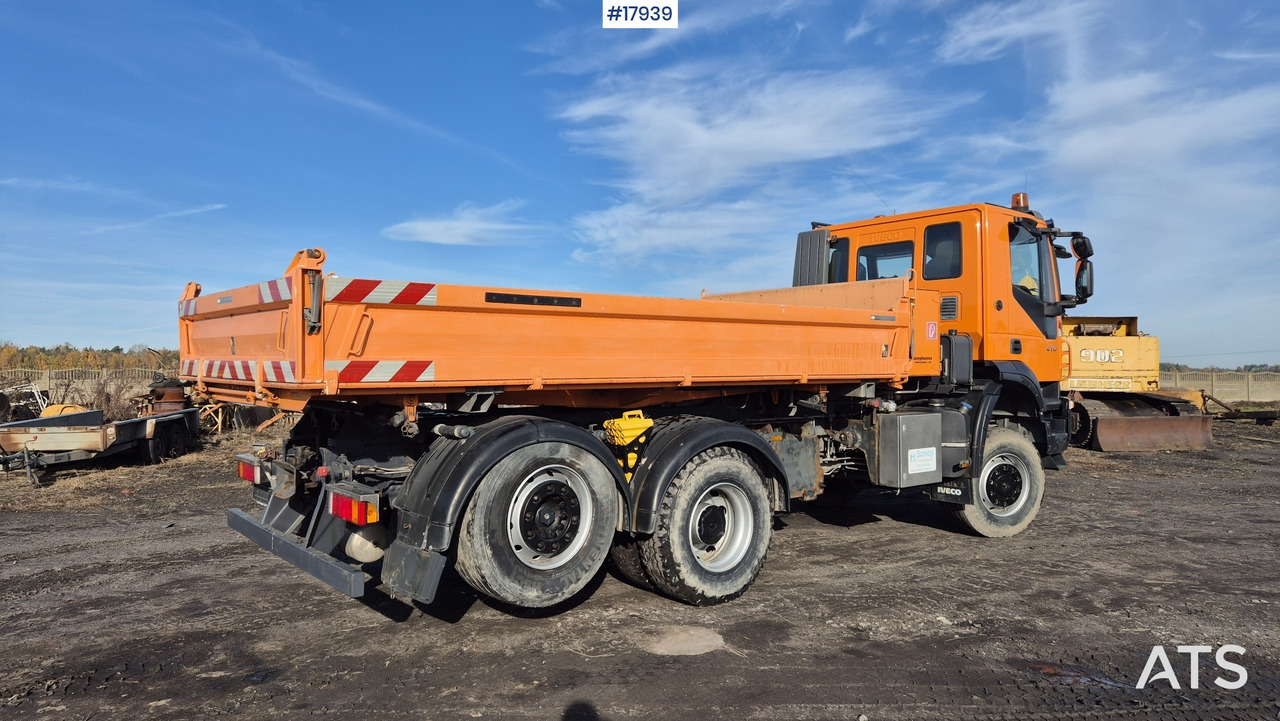 Φορτηγό ανατρεπόμενο Tipper/sand spreader IVECO TRAKKER 410 6x4 (2008): φωτογραφία 10