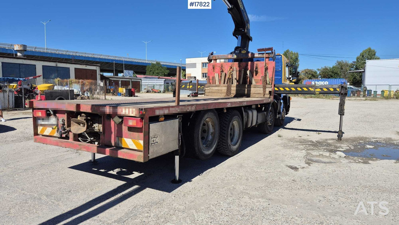 Φορτηγό με ανοιχτή καρότσα, Φορτηγό με γερανό Truck VOLVO FM12 HDS - PALFINGER PK 42502: φωτογραφία 13