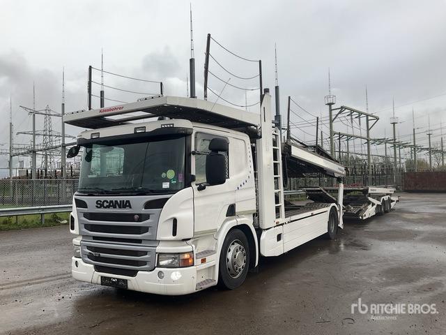 2015 Scania P410 4x2 Sleeper Car Carrier Truck - Φορτηγό αυτοκινητάμαξα: φωτογραφία 1 2015 Scania P410 4x2 Sleeper Car Carrier Truck - Φορτηγό αυτοκινητάμαξα: φωτογραφία 1