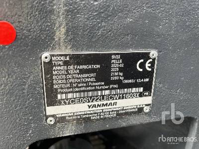YANMAR SV22CR BL P4M C (Unused) - Μίνι εκσκαφέας: φωτογραφία 2 YANMAR SV22CR BL P4M C (Unused) - Μίνι εκσκαφέας: φωτογραφία 2