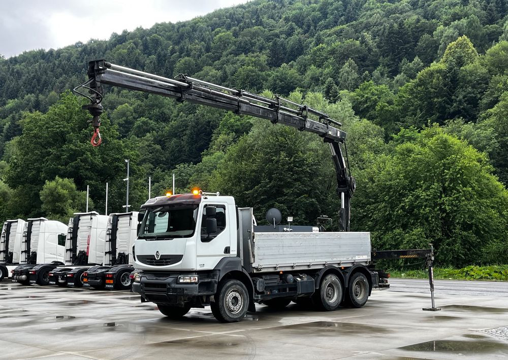 Renault Kerax 380 EEV // Skrzynia Burtowa // HIAB XS166 Hipro + Radio // Zwolnice //  // - Φορτηγό με ανοιχτή καρότσα, Φορτηγό με γερανό: φωτογραφία 2 Renault Kerax 380 EEV // Skrzynia Burtowa // HIAB XS166 Hipro + Radio // Zwolnice //  // - Φορτηγό με ανοιχτή καρότσα, Φορτηγό με γερανό: φωτογραφία 2