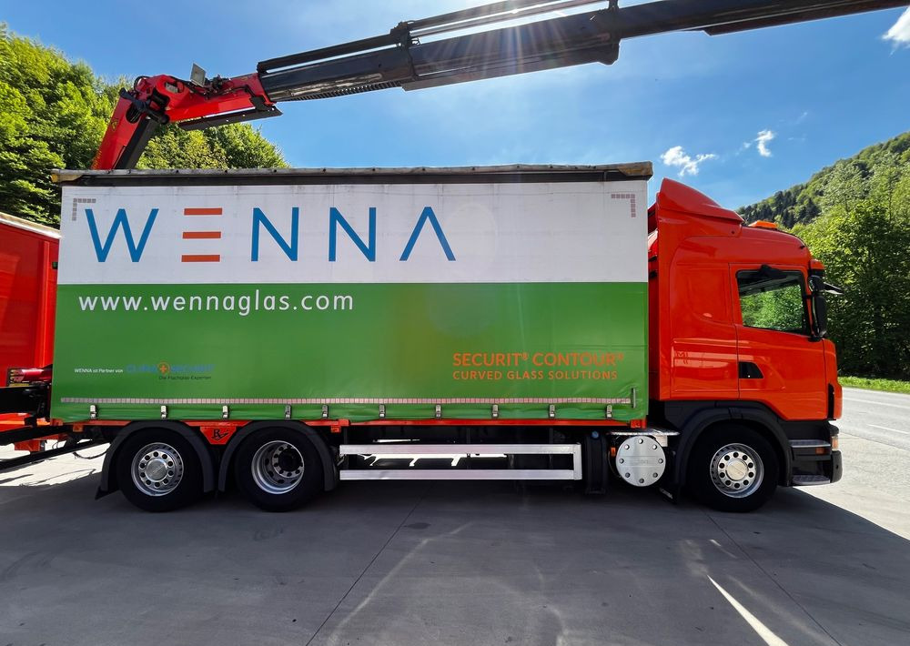 Scania G420 // Tandem // HDS Palfinger 18002 EH // Przyczepa // Oś skrętna podnoszona // Video !!! - Φορτηγό μουσαμάς, Τρέιλερ κουρτίνα: φωτογραφία 4 Scania G420 // Tandem // HDS Palfinger 18002 EH // Przyczepa // Oś skrętna podnoszona // Video !!! - Φορτηγό μουσαμάς, Τρέιλερ κουρτίνα: φωτογραφία 4