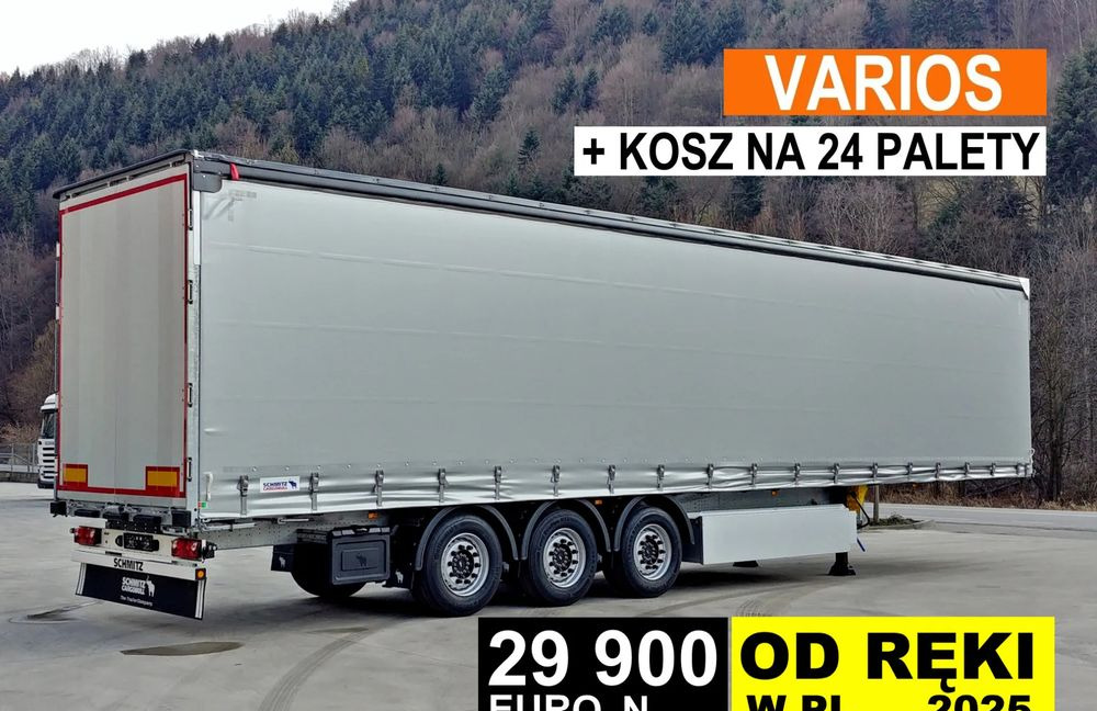 Schmitz Cargobull VARIOS + 24 PAL KOSZ - Επικαθήμενο κουρτίνα: φωτογραφία 1 Schmitz Cargobull VARIOS + 24 PAL KOSZ - Επικαθήμενο κουρτίνα: φωτογραφία 1