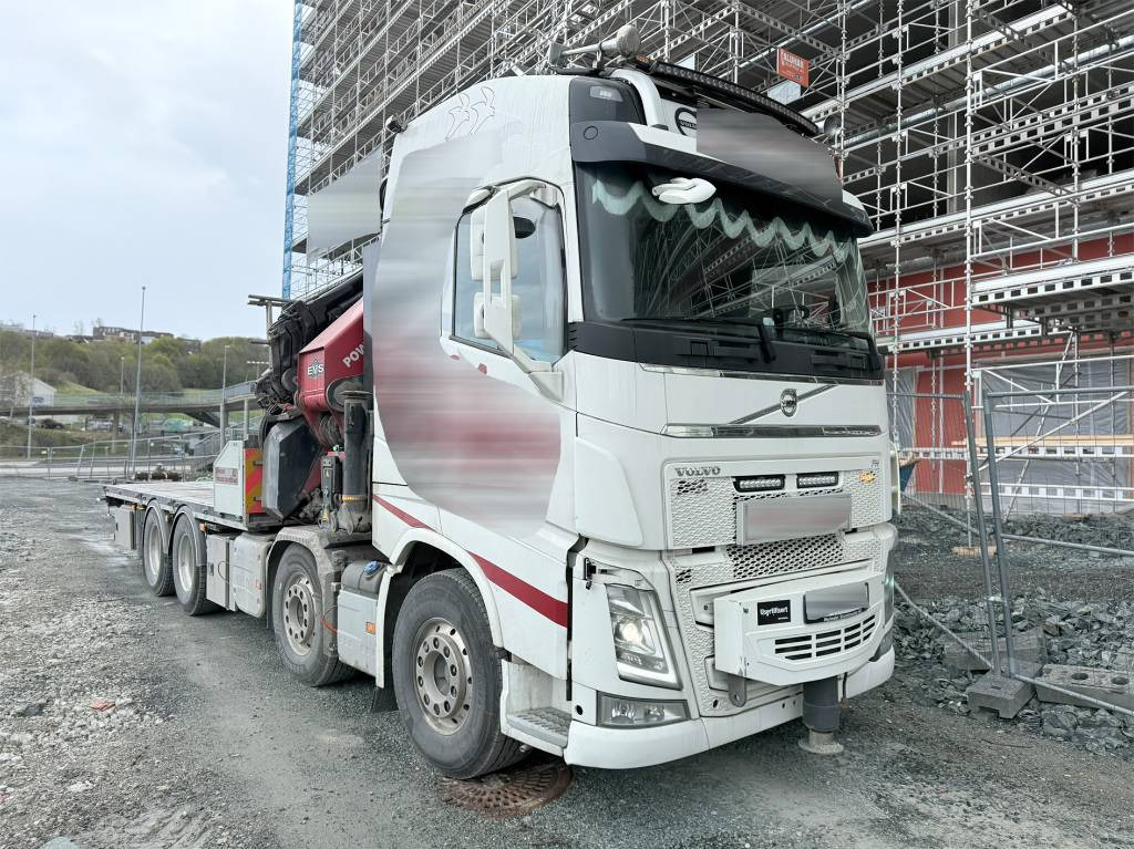 Volvo FH 550 8x4 HMF 95 t/m jibb - Φορτηγό με γερανό: φωτογραφία 1 Volvo FH 550 8x4 HMF 95 t/m jibb - Φορτηγό με γερανό: φωτογραφία 1