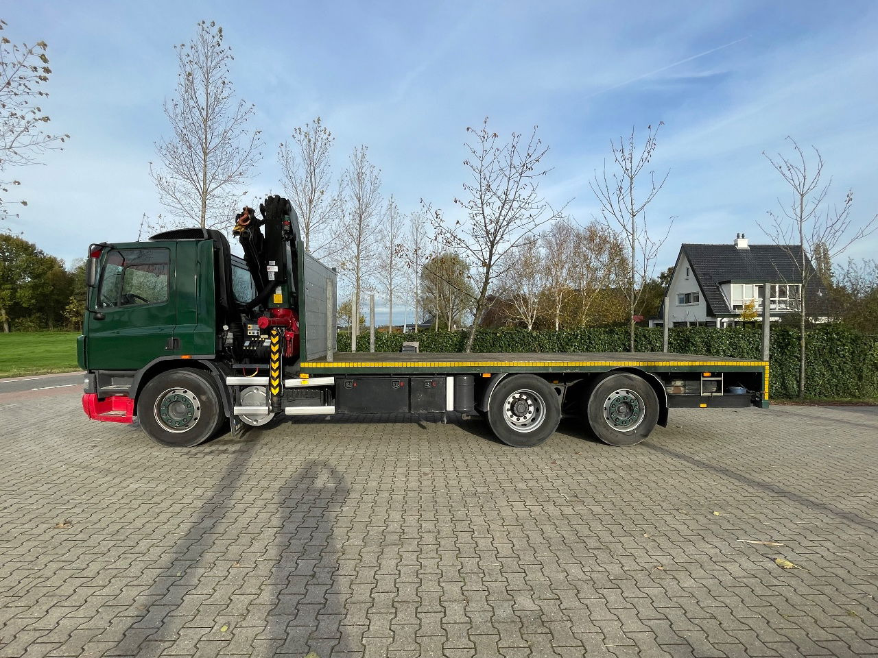 DAF CF 75.310 With Palfinger PK20002 crane - Φορτηγό με ανοιχτή καρότσα, Φορτηγό με γερανό: φωτογραφία 3 DAF CF 75.310 With Palfinger PK20002 crane - Φορτηγό με ανοιχτή καρότσα, Φορτηγό με γερανό: φωτογραφία 3