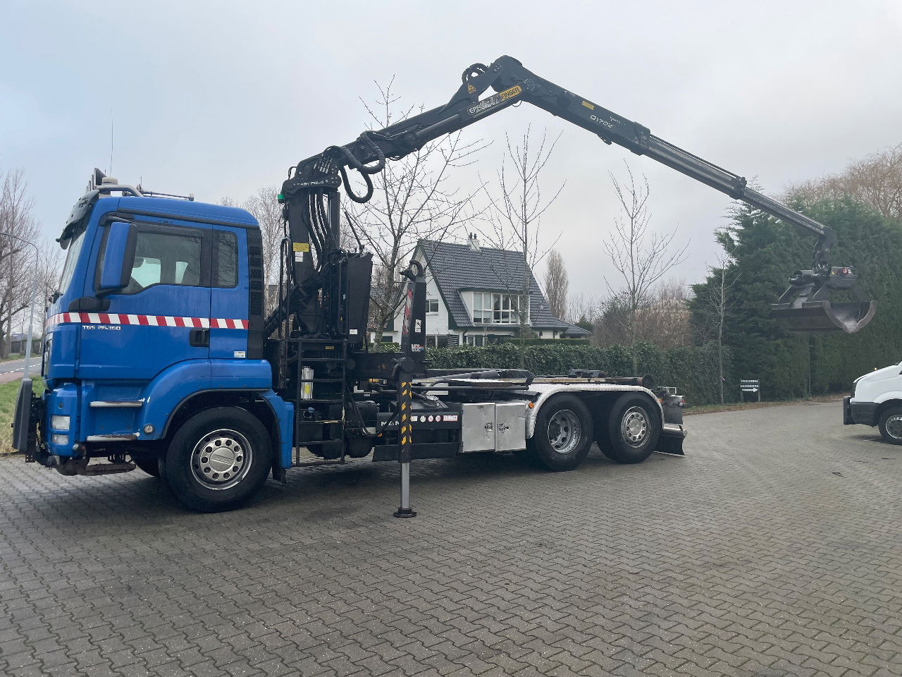 MAN TGS 26.360 with palfinger Z crane, remote controled crane - Φορτηγό μεταφοράς εμπορευματοκιβωτίων/ Κινητό αμάξωμα, Φορτηγό με γερανό: φωτογραφία 2 MAN TGS 26.360 with palfinger Z crane, remote controled crane - Φορτηγό μεταφοράς εμπορευματοκιβωτίων/ Κινητό αμάξωμα, Φορτηγό με γερανό: φωτογραφία 2