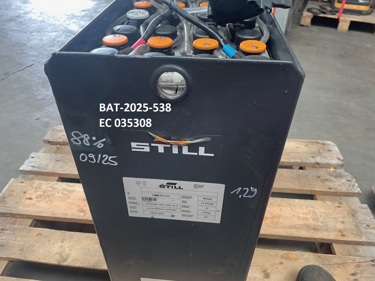 Hawker 24 Volt I 3 PZS 375 - Συσσωρευτής για Ανυψωτικό μηχάνημα: φωτογραφία 5 Hawker 24 Volt I 3 PZS 375 - Συσσωρευτής για Ανυψωτικό μηχάνημα: φωτογραφία 5