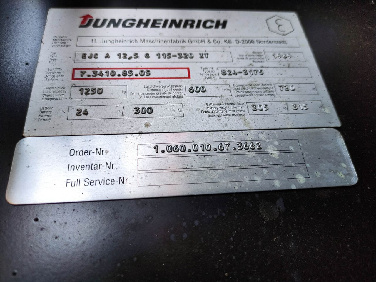 Jungheinrich EJC A12.5 G - Μηχάνημα στοίβαξης: φωτογραφία 5 Jungheinrich EJC A12.5 G - Μηχάνημα στοίβαξης: φωτογραφία 5
