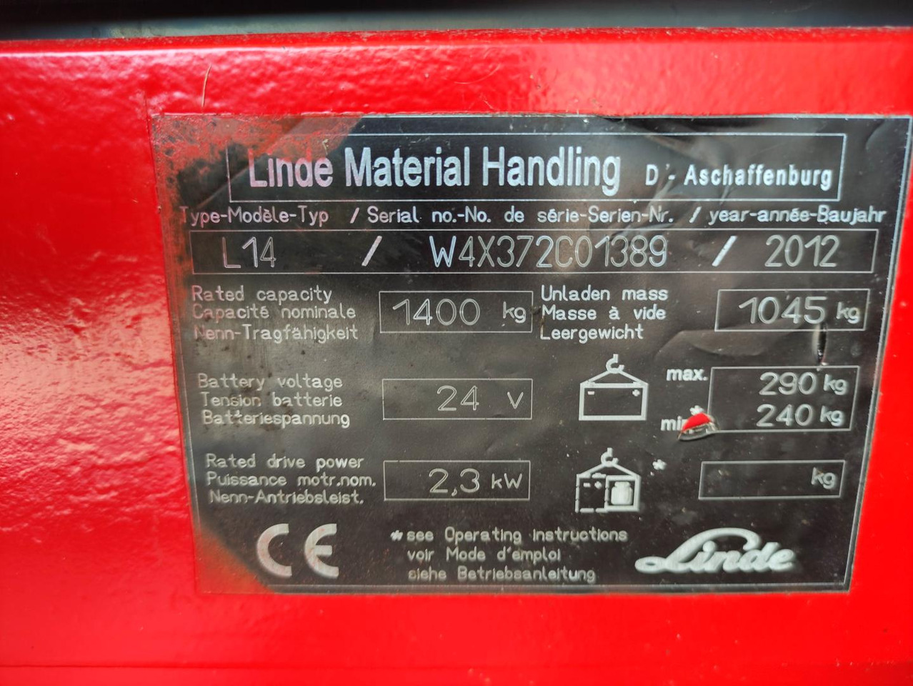 Linde L14-372 - Μηχάνημα στοίβαξης: φωτογραφία 5 Linde L14-372 - Μηχάνημα στοίβαξης: φωτογραφία 5