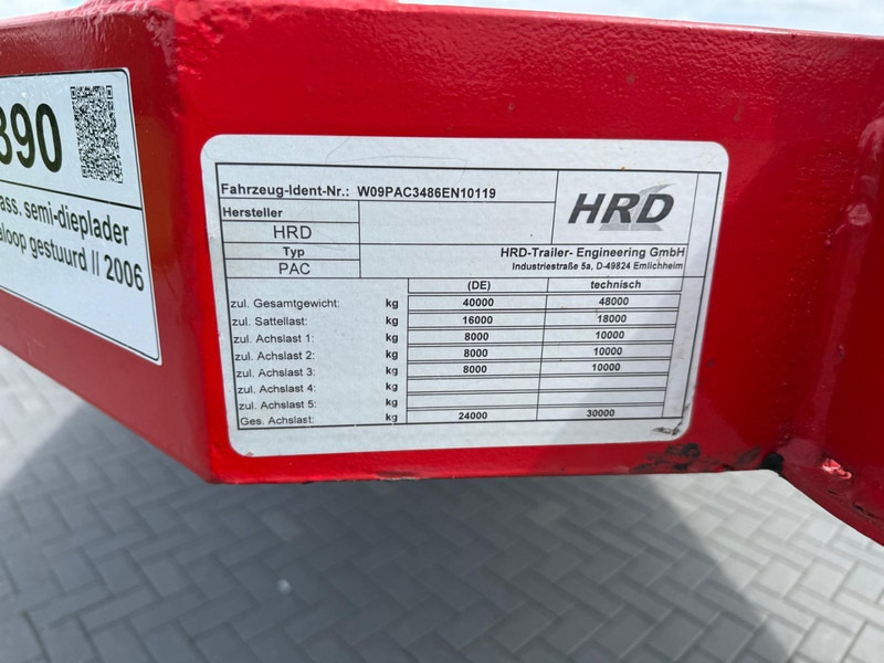 HRD UOPLYST DIEPLADER, 3 ASSEN, GOEDE STAAT, GOEDE BANDEN. - Επικαθήμενο με χαμηλό δάπεδο: φωτογραφία 5 HRD UOPLYST DIEPLADER, 3 ASSEN, GOEDE STAAT, GOEDE BANDEN. - Επικαθήμενο με χαμηλό δάπεδο: φωτογραφία 5