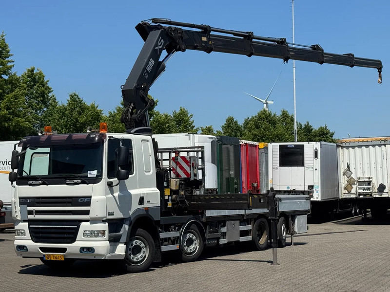 DAF CF 85.360 8x2*6 HIAB 42T/m Crane - Φορτηγό με ανοιχτή καρότσα, Φορτηγό με γερανό: φωτογραφία 1 DAF CF 85.360 8x2*6 HIAB 42T/m Crane - Φορτηγό με ανοιχτή καρότσα, Φορτηγό με γερανό: φωτογραφία 1