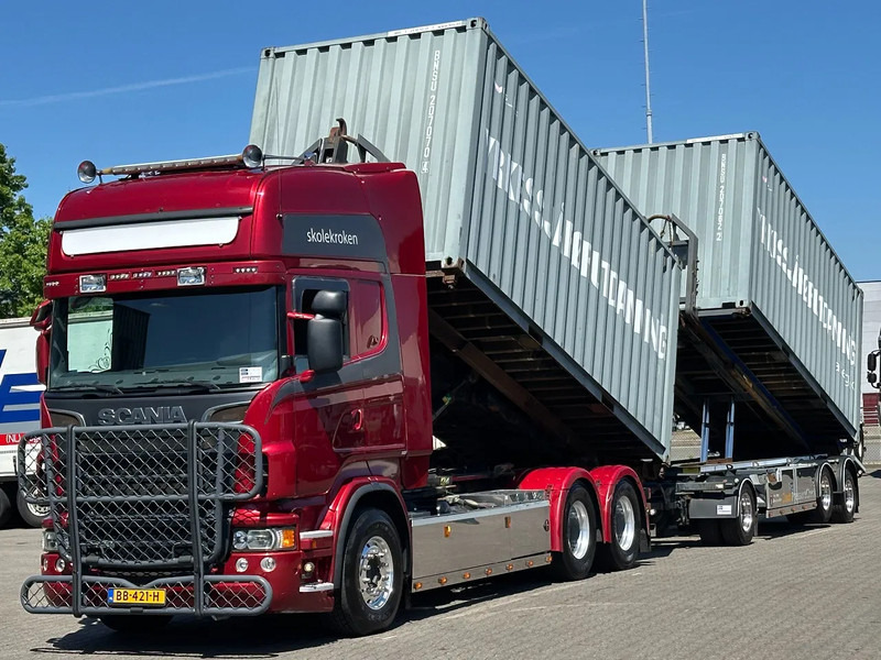 Scania R620-V8 6x4 Joab 20T Haakarm+Nor Slep Kipper / 298Tkm! Ex *Driving School* / Retarder - Φορτηγό φόρτωσης γάντζου: φωτογραφία 1 Scania R620-V8 6x4 Joab 20T Haakarm+Nor Slep Kipper / 298Tkm! Ex *Driving School* / Retarder - Φορτηγό φόρτωσης γάντζου: φωτογραφία 1