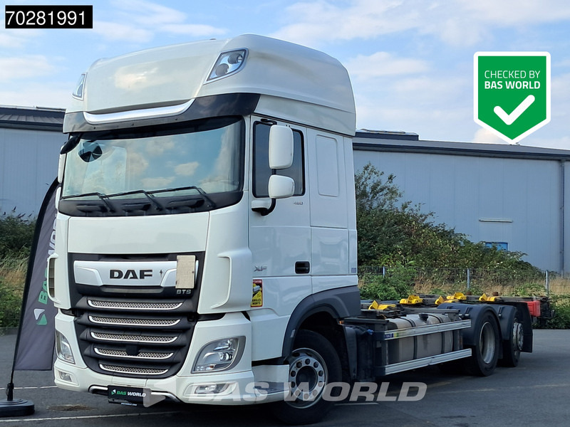 DAF XF 480 6X2 BDF 2xTanks Lift+lenkasche Automatic Retarder ACC Euro 6 - Φορτηγό μεταφοράς εμπορευματοκιβωτίων/ Κινητό αμάξωμα: φωτογραφία 1 DAF XF 480 6X2 BDF 2xTanks Lift+lenkasche Automatic Retarder ACC Euro 6 - Φορτηγό μεταφοράς εμπορευματοκιβωτίων/ Κινητό αμάξωμα: φωτογραφία 1