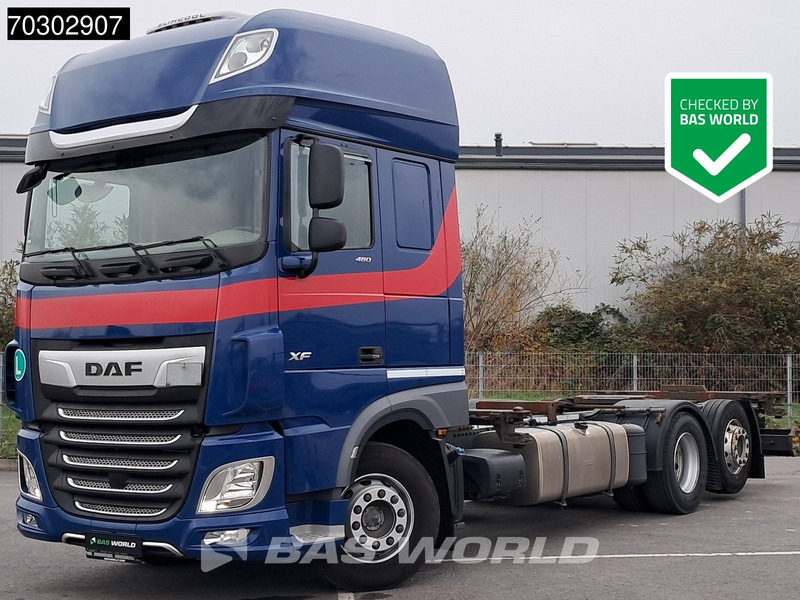 DAF XF 480 6X2 BDF Retarder SSC Lift+Steering Axle Automatic Euro 6 - Φορτηγό μεταφοράς εμπορευματοκιβωτίων/ Κινητό αμάξωμα: φωτογραφία 1 DAF XF 480 6X2 BDF Retarder SSC Lift+Steering Axle Automatic Euro 6 - Φορτηγό μεταφοράς εμπορευματοκιβωτίων/ Κινητό αμάξωμα: φωτογραφία 1