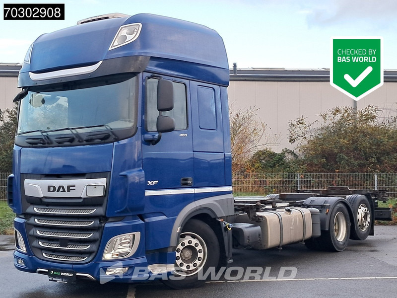 DAF XF 480 6X2 BDF Retarder SSC Lift+Steering Axle Automatic Euro 6 - Φορτηγό μεταφοράς εμπορευματοκιβωτίων/ Κινητό αμάξωμα: φωτογραφία 1 DAF XF 480 6X2 BDF Retarder SSC Lift+Steering Axle Automatic Euro 6 - Φορτηγό μεταφοράς εμπορευματοκιβωτίων/ Κινητό αμάξωμα: φωτογραφία 1