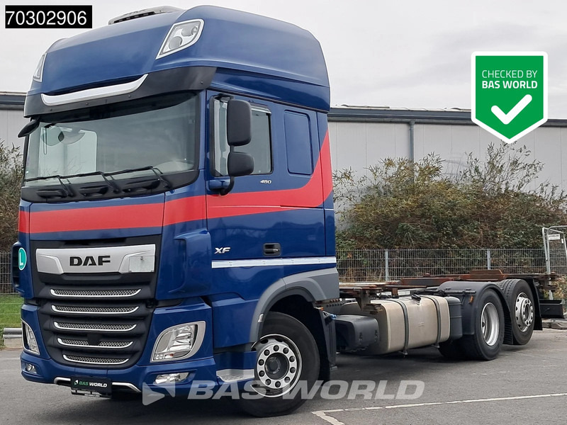 DAF XF 480 6X2 BDF Retarder SSC Lift+Steering Axle Automatic Euro 6 - Φορτηγό μεταφοράς εμπορευματοκιβωτίων/ Κινητό αμάξωμα: φωτογραφία 1 DAF XF 480 6X2 BDF Retarder SSC Lift+Steering Axle Automatic Euro 6 - Φορτηγό μεταφοράς εμπορευματοκιβωτίων/ Κινητό αμάξωμα: φωτογραφία 1