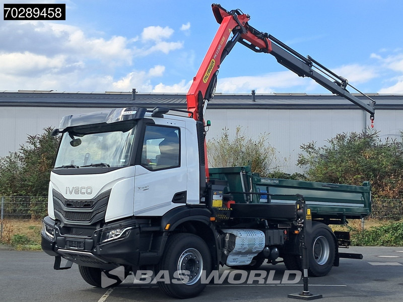 Iveco X-Way 460 4X2 NEW Palfinger PK12.501 Kran Crane Remote 3-way tipper ACC Navi - Φορτηγό ανατρεπόμενο, Φορτηγό με γερανό: φωτογραφία 2 Iveco X-Way 460 4X2 NEW Palfinger PK12.501 Kran Crane Remote 3-way tipper ACC Navi - Φορτηγό ανατρεπόμενο, Φορτηγό με γερανό: φωτογραφία 2