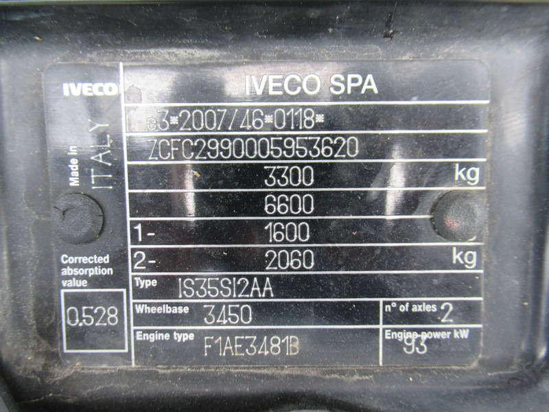 Μικρό φορτηγό με καρότσα, Διπλοκάμπινο ελαφρύ επαγγελματικό Iveco Daily 29L13 2.3HPi 93KW 345 DOKA Dubbelcabine: φωτογραφία 14 Μικρό φορτηγό με καρότσα, Διπλοκάμπινο ελαφρύ επαγγελματικό Iveco Daily 29L13 2.3HPi 93KW 345 DOKA Dubbelcabine: φωτογραφία 14