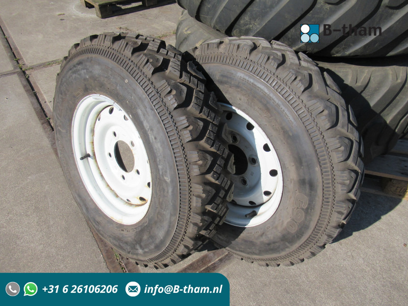 Land Rover Defender 7.50R16 2 x Velg ( staal ) + Band - Πλήρης τροχός για Αυτοκίνητο: φωτογραφία 1 Land Rover Defender 7.50R16 2 x Velg ( staal ) + Band - Πλήρης τροχός για Αυτοκίνητο: φωτογραφία 1