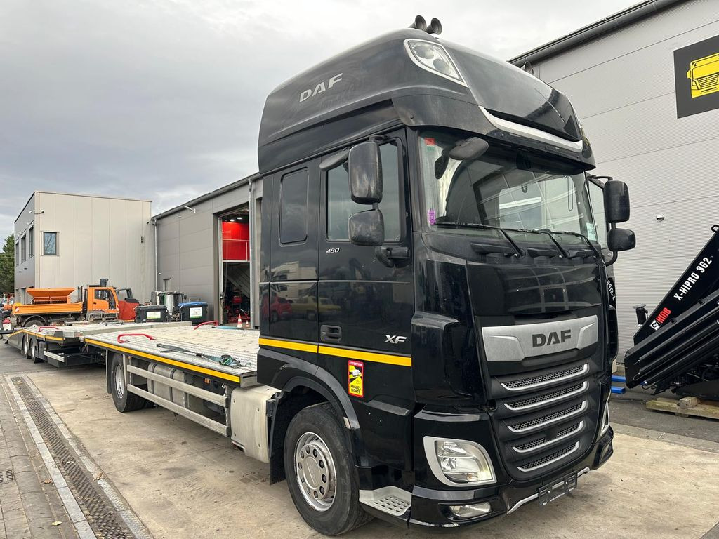 DAF 480FA*Flachzug*Aufstellbühne*VDI2700*Top! - Φορτηγό αυτοκινητάμαξα: φωτογραφία 2 DAF 480FA*Flachzug*Aufstellbühne*VDI2700*Top! - Φορτηγό αυτοκινητάμαξα: φωτογραφία 2
