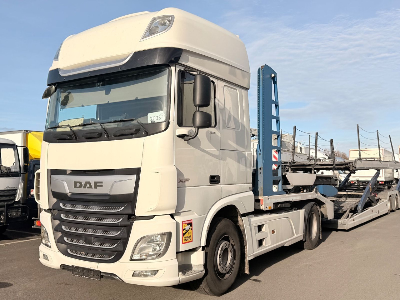 DAF XF 480 Retarder SSC + 2017 Eurolohr, VDI 2700 - Φορτηγό αυτοκινητάμαξα: φωτογραφία 4 DAF XF 480 Retarder SSC + 2017 Eurolohr, VDI 2700 - Φορτηγό αυτοκινητάμαξα: φωτογραφία 4