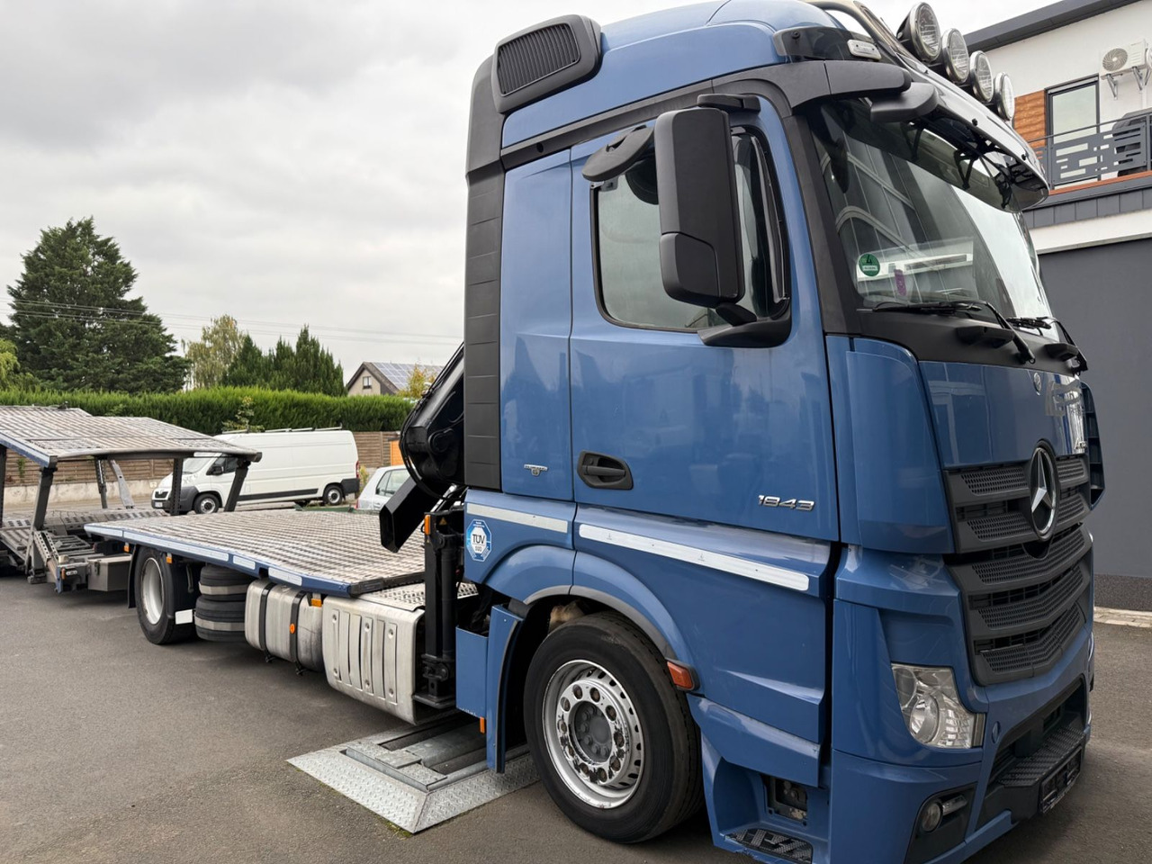 Mercedes-Benz Actros 1843 FVG 5-Zug / VDI 2700 / Kran MKG - Φορτηγό αυτοκινητάμαξα: φωτογραφία 3 Mercedes-Benz Actros 1843 FVG 5-Zug / VDI 2700 / Kran MKG - Φορτηγό αυτοκινητάμαξα: φωτογραφία 3