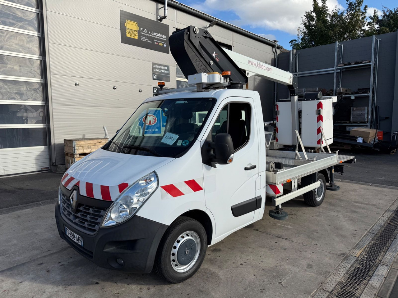 Renault Master III Steiger/11,2m/3,5t/Klubb K26/AHK - Φορτηγό με εναέρια πλατφόρμα: φωτογραφία 1 Renault Master III Steiger/11,2m/3,5t/Klubb K26/AHK - Φορτηγό με εναέρια πλατφόρμα: φωτογραφία 1