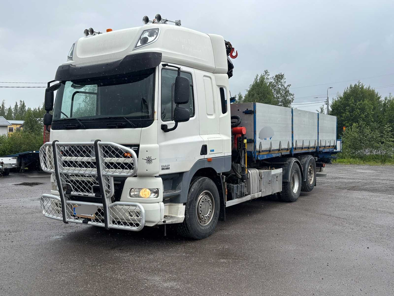 Truck DAF CF 85.460 FAN + Crane Palfinger PK 17000 - Φορτηγό με ανοιχτή καρότσα, Φορτηγό με γερανό: φωτογραφία 1 Truck DAF CF 85.460 FAN + Crane Palfinger PK 17000 - Φορτηγό με ανοιχτή καρότσα, Φορτηγό με γερανό: φωτογραφία 1