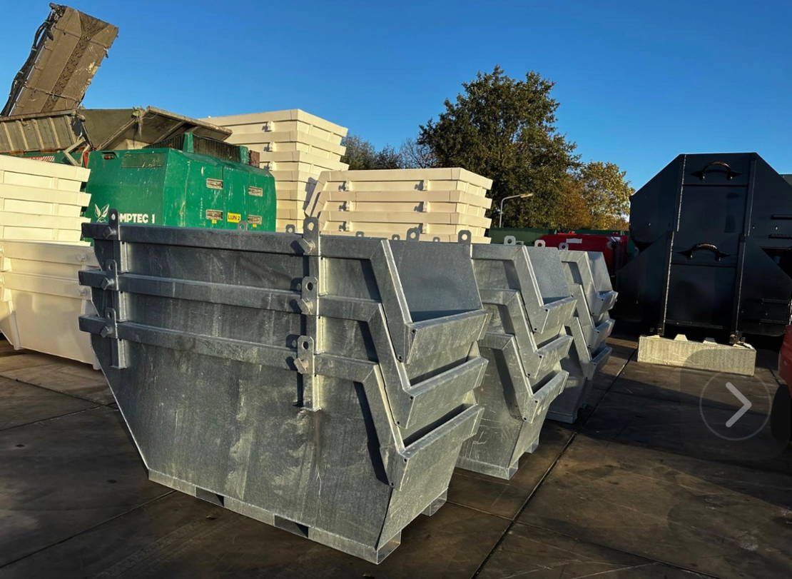 Sidalco 2 m3 gegalvaniseerd - Καδος για μπάζα: φωτογραφία 1 Sidalco 2 m3 gegalvaniseerd - Καδος για μπάζα: φωτογραφία 1