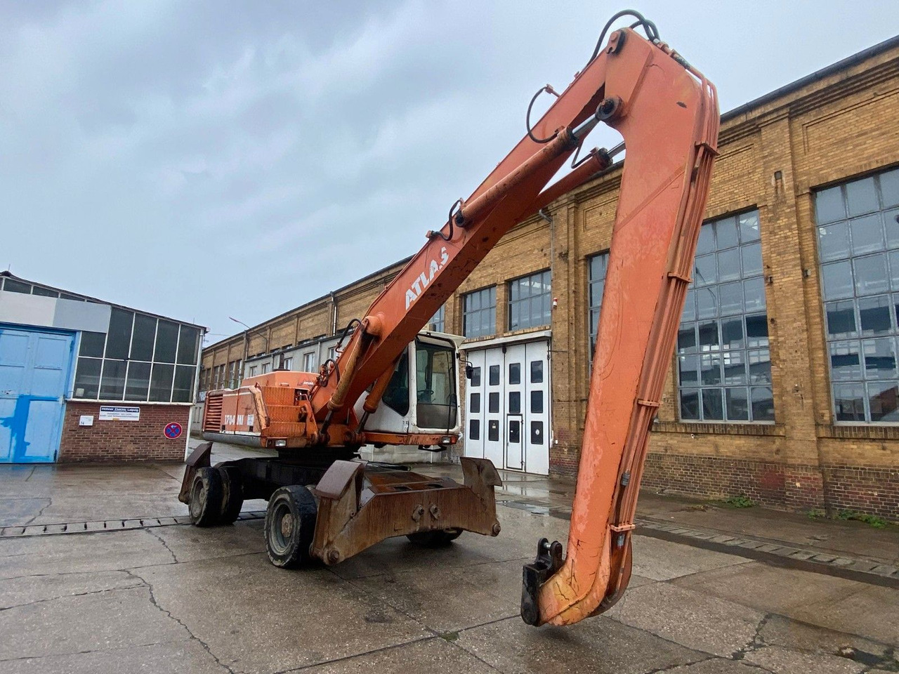 Atlas 1704 MI mit Greifer Umschlagbagger Lang - Τροχοφόρος εκσκαφέας: φωτογραφία 3 Atlas 1704 MI mit Greifer Umschlagbagger Lang - Τροχοφόρος εκσκαφέας: φωτογραφία 3