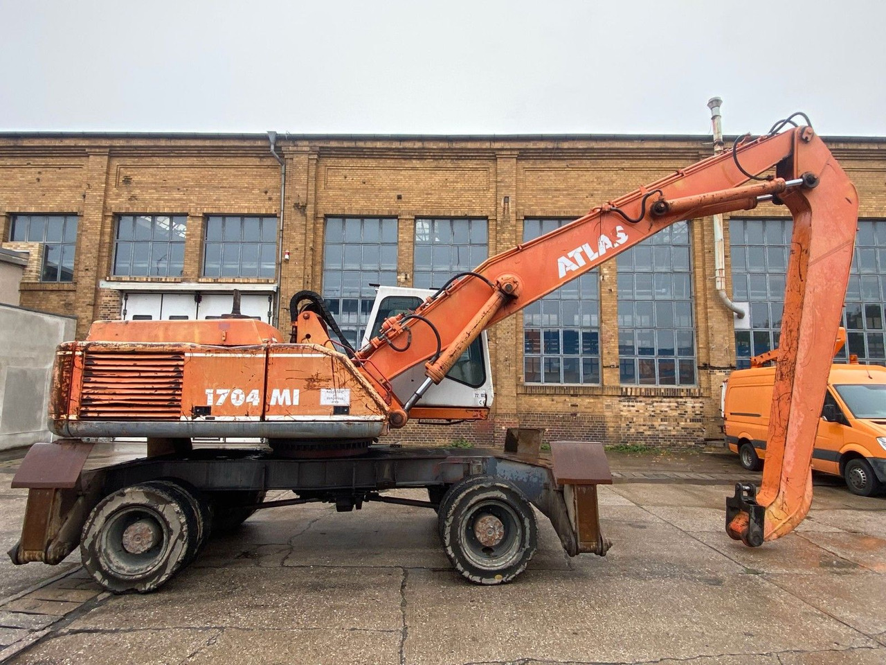 Atlas 1704 MI mit Greifer Umschlagbagger Lang - Τροχοφόρος εκσκαφέας: φωτογραφία 2 Atlas 1704 MI mit Greifer Umschlagbagger Lang - Τροχοφόρος εκσκαφέας: φωτογραφία 2