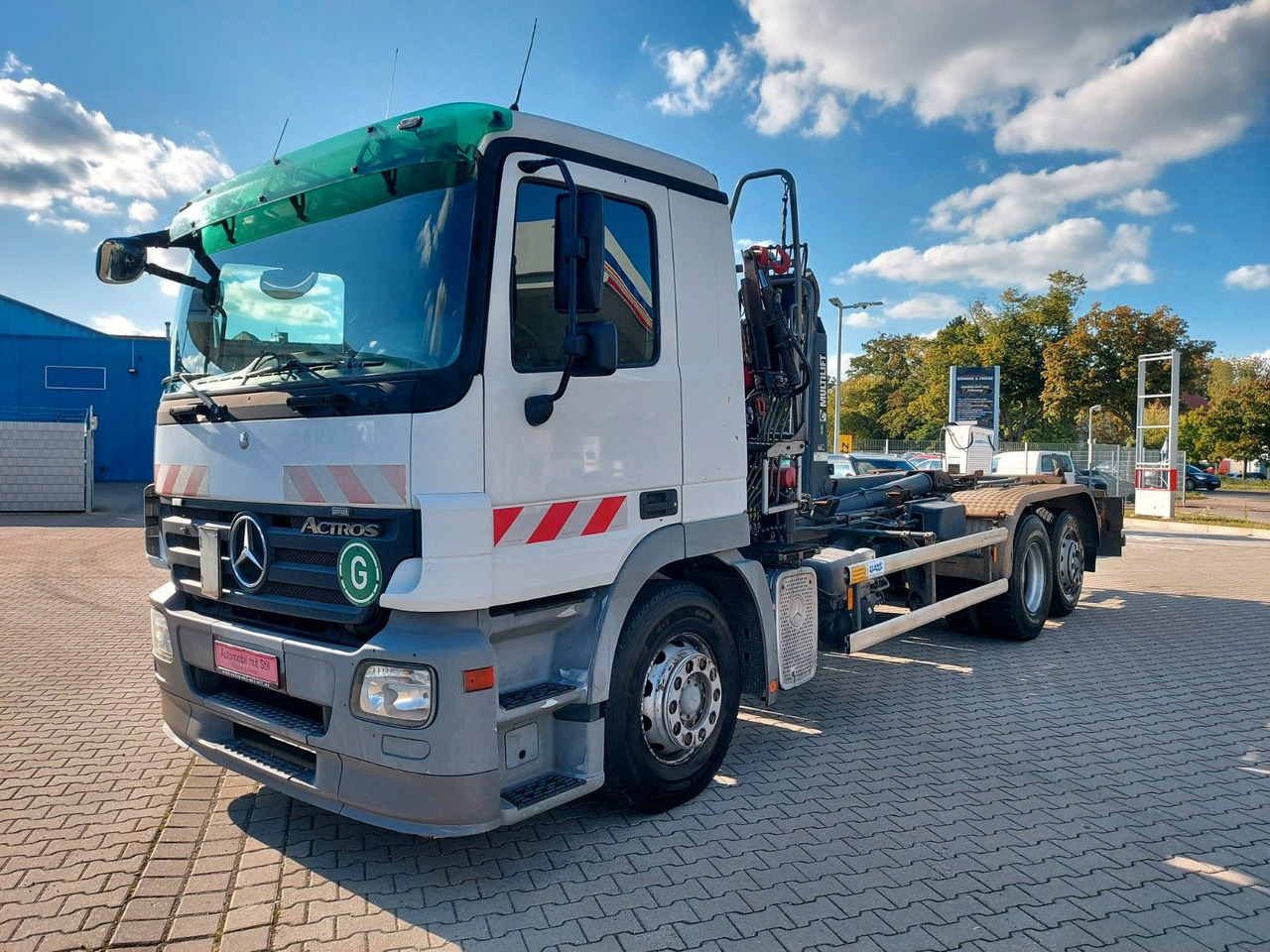 Mercedes-Benz Actros 6-Zyl. 2541 HMF KRAN ABROLLKIPPER - Φορτηγό φόρτωσης γάντζου, Φορτηγό με γερανό: φωτογραφία 3 Mercedes-Benz Actros 6-Zyl. 2541 HMF KRAN ABROLLKIPPER - Φορτηγό φόρτωσης γάντζου, Φορτηγό με γερανό: φωτογραφία 3