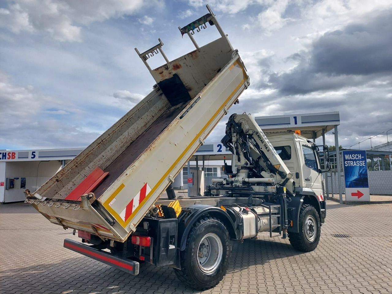 Mercedes-Benz Atego / 1324 MEILER 4X4 KRAN ATLAS 116.3 - Φορτηγό ανατρεπόμενο, Φορτηγό με γερανό: φωτογραφία 5 Mercedes-Benz Atego / 1324 MEILER 4X4 KRAN ATLAS 116.3 - Φορτηγό ανατρεπόμενο, Φορτηγό με γερανό: φωτογραφία 5