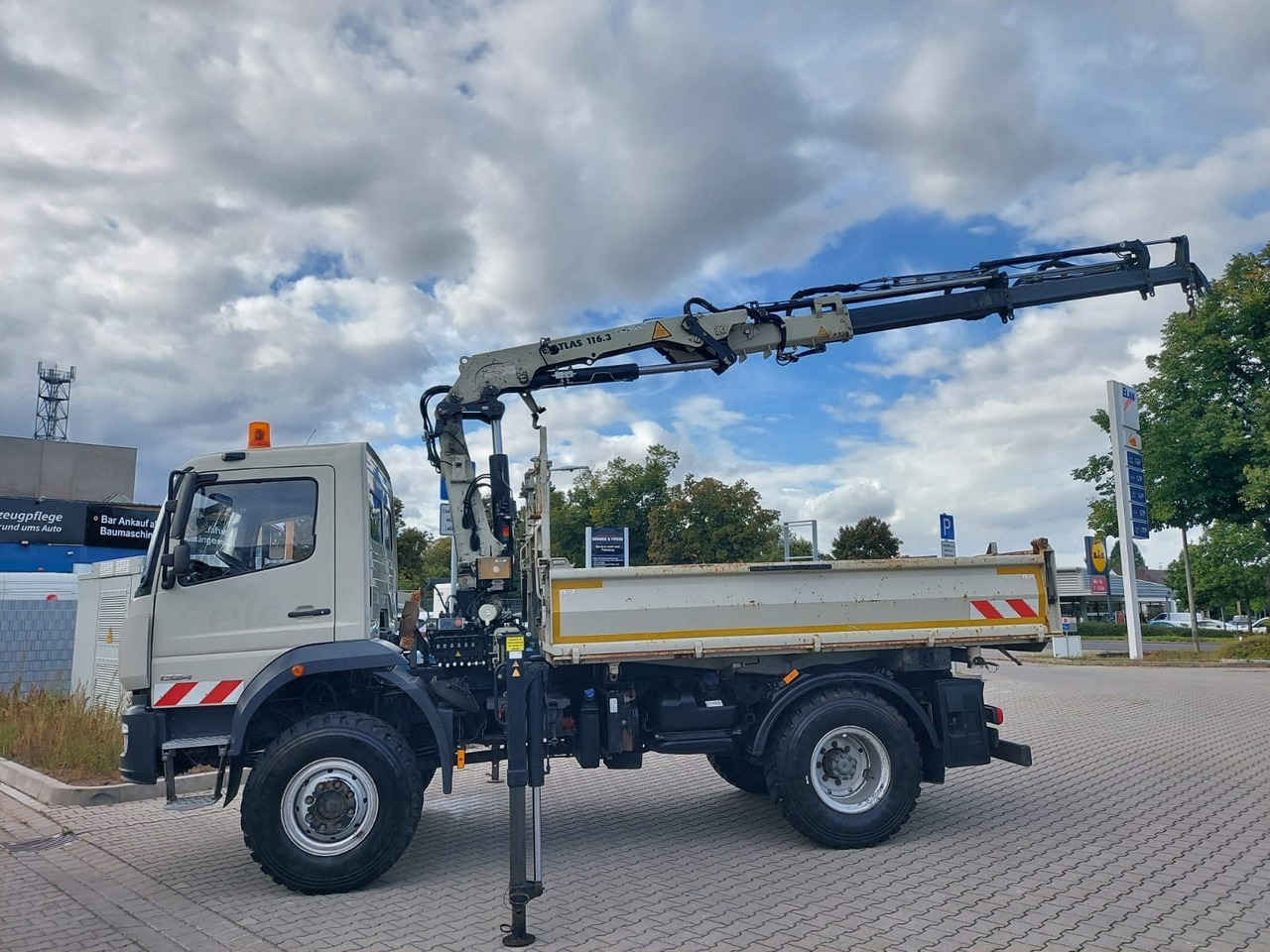 Mercedes-Benz Atego / 1324 MEILER 4X4 KRAN ATLAS 116.3 - Φορτηγό ανατρεπόμενο, Φορτηγό με γερανό: φωτογραφία 2 Mercedes-Benz Atego / 1324 MEILER 4X4 KRAN ATLAS 116.3 - Φορτηγό ανατρεπόμενο, Φορτηγό με γερανό: φωτογραφία 2